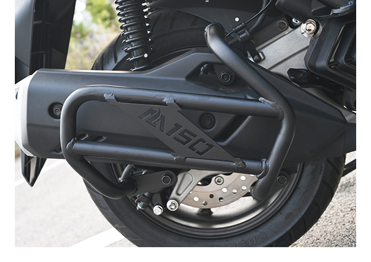 Suitable for Wuyang Honda Nwt150 Crash Protection Bars, Front and Rear Exhaust Pipe Bumpers, Modified Full Surround Windshield Protection