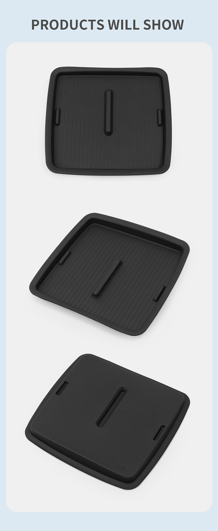 Suitable for 24 Byd M6 Central Control Wireless Charging Silicone Anti-Slip Mat Car Protection Car Supplies Modification Accessories