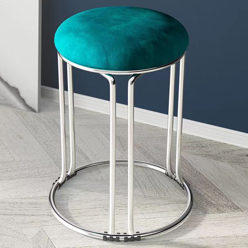 짙은 녹색 벨벳 - 굵고 두꺼워진 [6개 다리] 실버