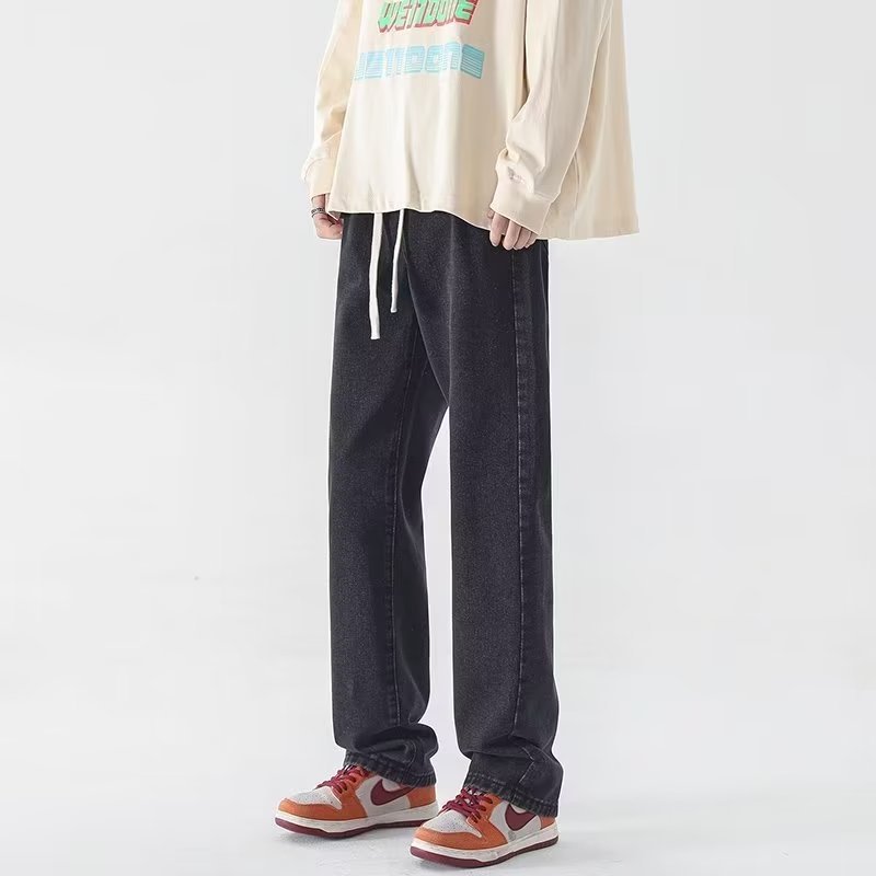 Jeans, moda para hombres, moda, pantalones casuales rectos sueltos para niños, marca de moda para hombres, pantalones de talla grande, moda