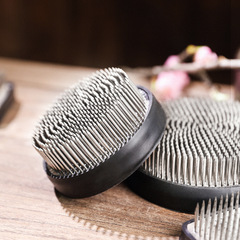 不鏽鋼劍山插花器套裝禪意中式日式插花器皿底座針小原流花道工具