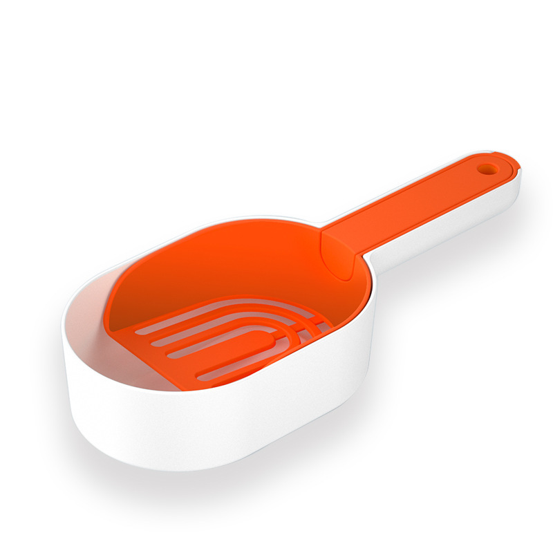 Amazon transfronterizo nuevo tofu multifuncional pala de arena para gatos suministros de limpieza para mascotas gran arena para gatos pala de mierda de gato