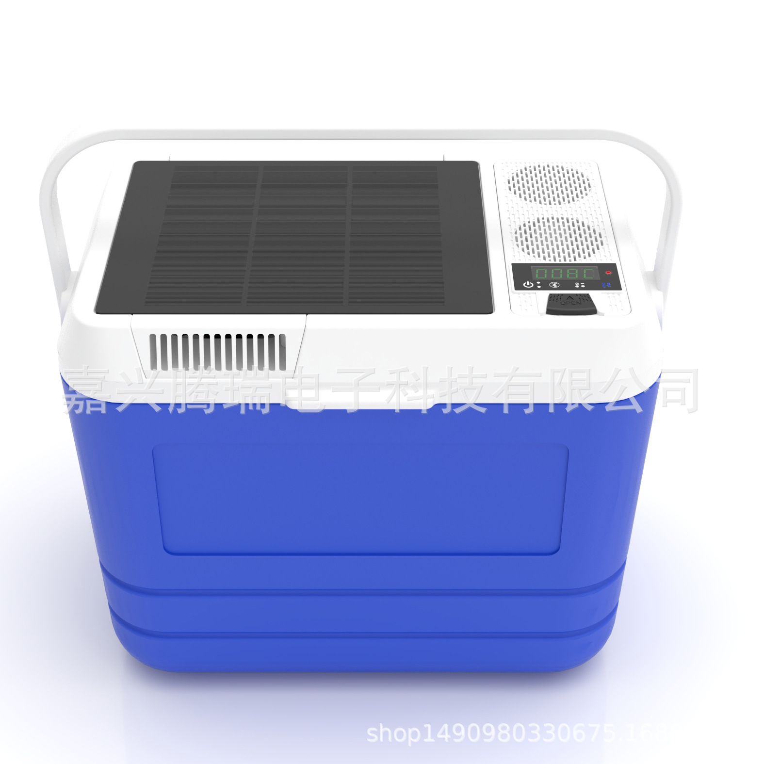 22L Insulated Box with Semiconductor Refrigeration, Suitable for Stalls, Car Use, Home Use, Outdoor Picnics, Keeps Cold and Hot, Portable