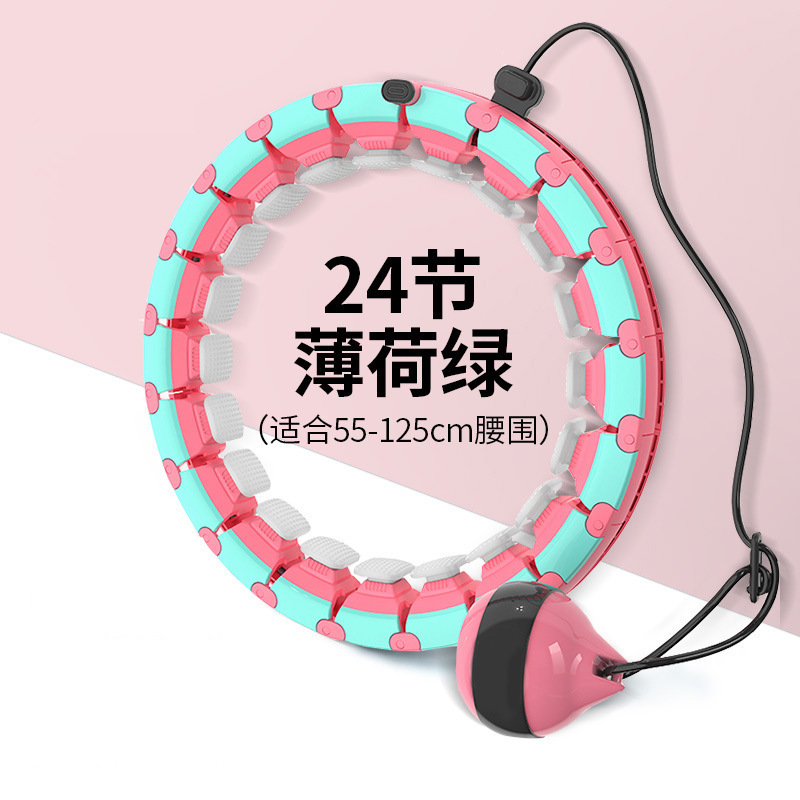 No gota hula hoop inteligente transfronterizo mismo estilo fitness vientre contrayendo grasa quema hula hoop no se caerá