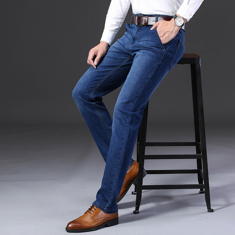 Autumn fashionable elastic jeans