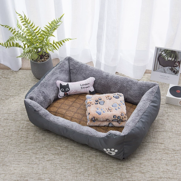 Candy gray+blanket+tablet+toy bone