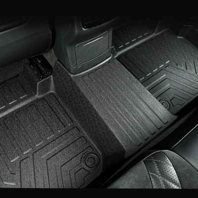 Ayaqaltılar (Kovriklər) — Driver's Seat Double-Layer Car Mat - 17-23-touron-first-two-rows-single-layer-tpe-floor-mat-separate-rear-row