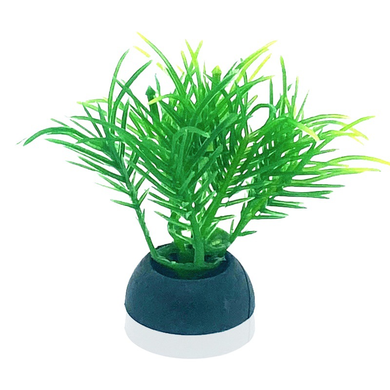 Pecera paisaje simulación plantas acuáticas algas suculentas micro paisaje decoración plástico plantas acuáticas acuario suministros fuente fabricante