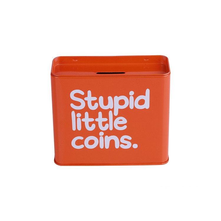 厂家直供马口铁彩印长方形储蓄罐  收纳存钱罐  马口铁玩具盒