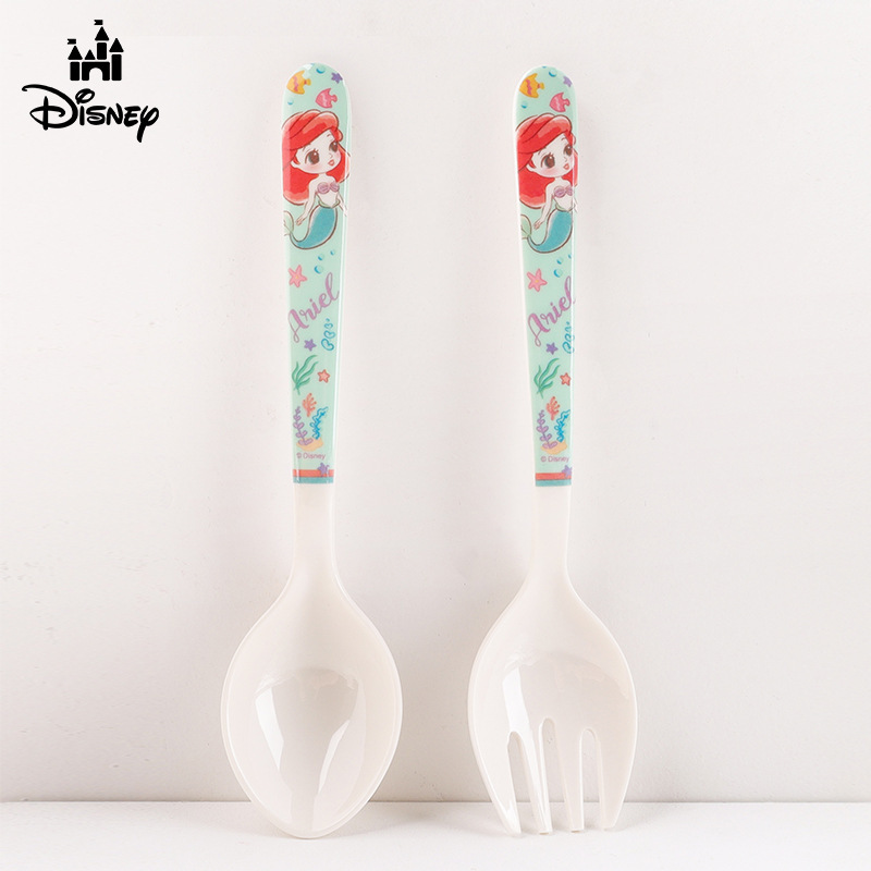 Children's Spoons and Forks for Boys and Girls, Baby Feeding Water and Complementary Food Tableware, Melamine Food Grade, Cartoon Cute and Anti-Fall Children's Spoons and Forks for Boys and Girls, Baby Feeding Water and Complementary Food Tableware, Melamine Food Grade, Cartoon Cute and Anti-Fall