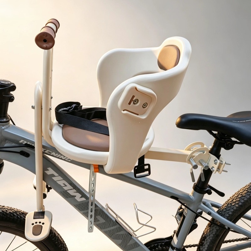 New bicycle front-mounted child seat, outdoor parent-child bike seat, mountain bike baby seat