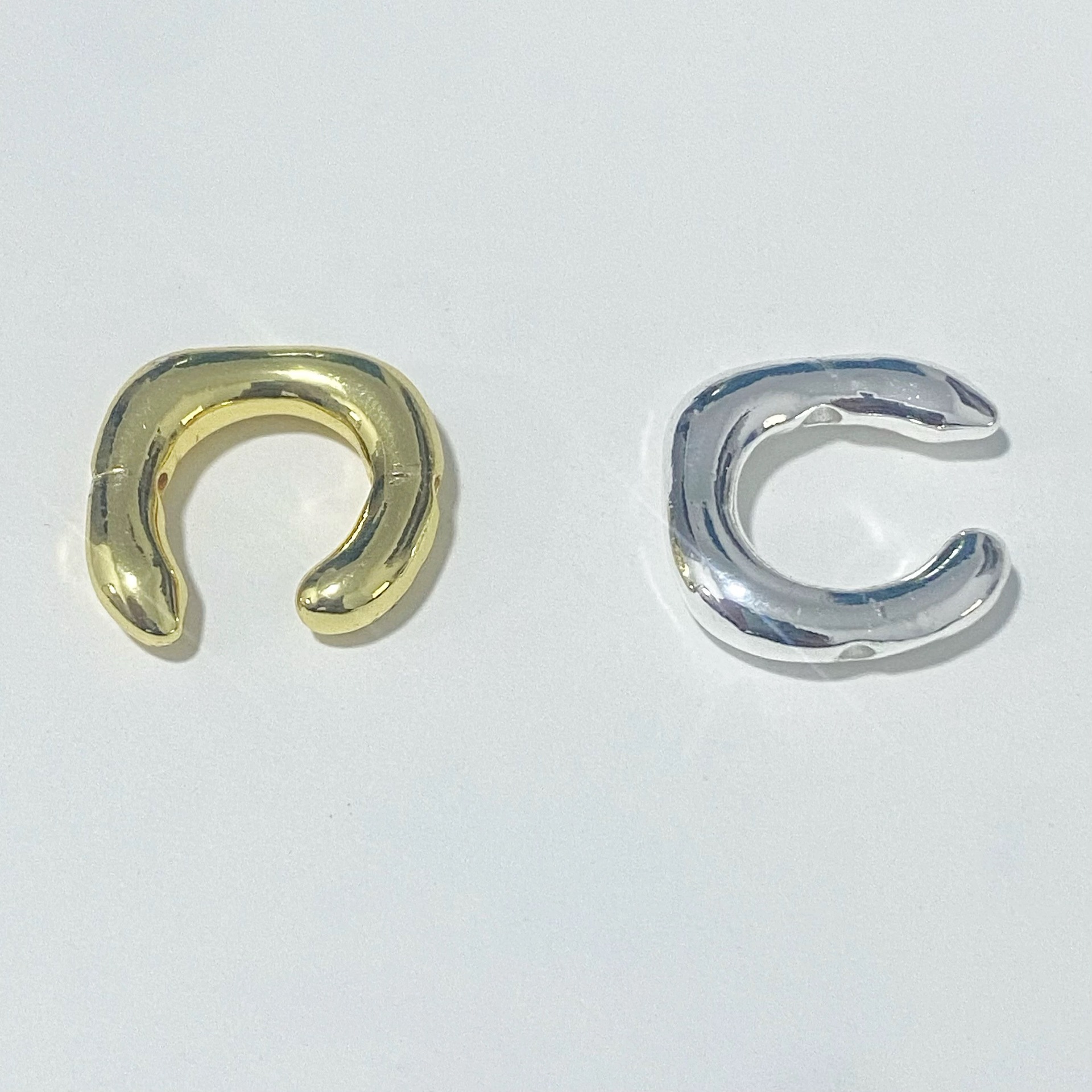 Color-Preserving U-Shaped Horseshoe Gold Spacer Beads Accessories for Handmade DIY Bracelets and Jewelry, Versatile Beading Materials Wholesale