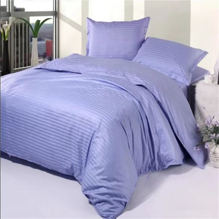 酒店布草3公分1公分缎条布公寓宾馆床品用布染色结实耐用工厂直发