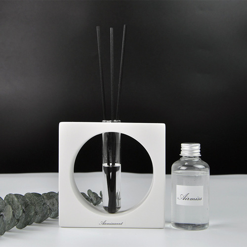 Factory Direct Sale Test Tube Aromatherapy Bottle Indoor Air Purifier Flameless Aroma Diffuser Marble Texture Vapor Liquid Set