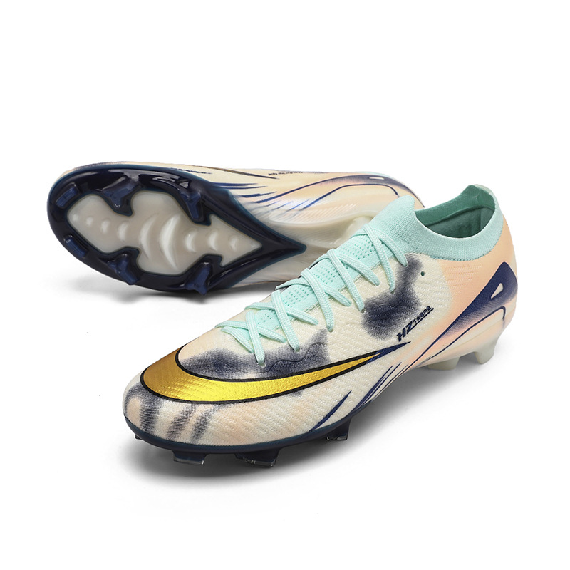 2025 nuevos zapatos de fútbol transfronterizos de clavos largos y bajos zapatos de entrenamiento deportivo juvenil para hombres y mujeres ventas directas de fábrica