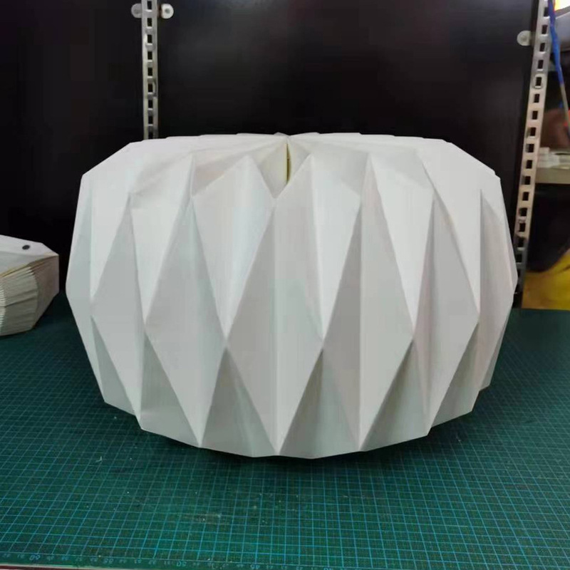 Factory Direct multi-origami lampshade fsc cross-border home art LED chandelier accessories living room bedroom decoration waterproof