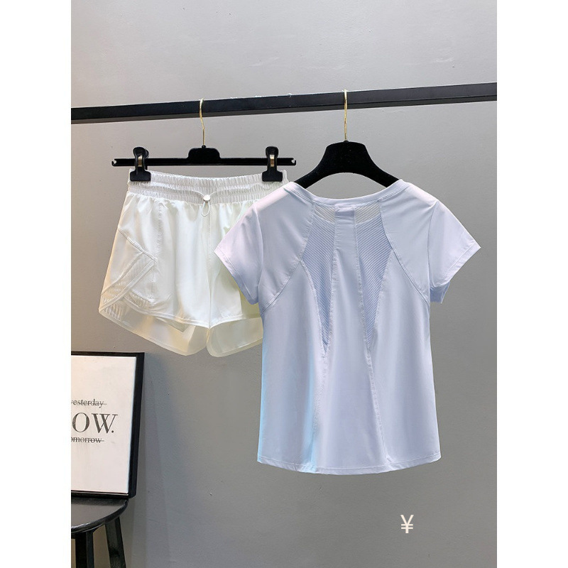 2026 New Style Casual Sports Suit for Women, Summer Quick-Dry Breathable Loose Slimming Yoga Top for Running