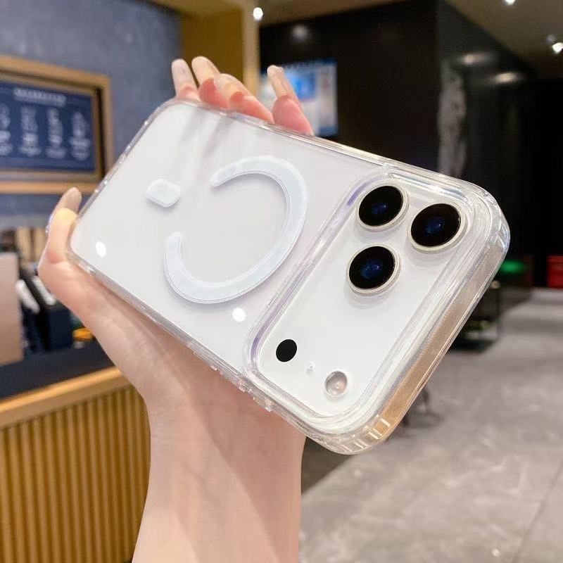 新款磁吸适用iphone17手机壳苹果16/15外贸14pro13亚克力17pro/12