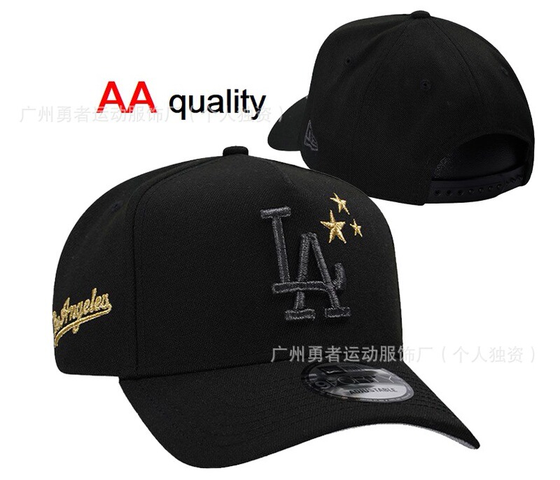 高品质新款道奇LA洋基NY棒球帽防晒鸭舌帽刺绣MLB可调节帽子批发|undefined