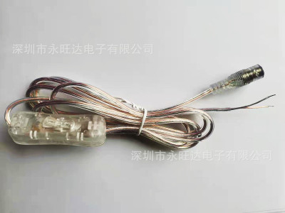 广告牌金银线 DC母头线 霓虹灯连接线 透明开关线 5521控制线批发