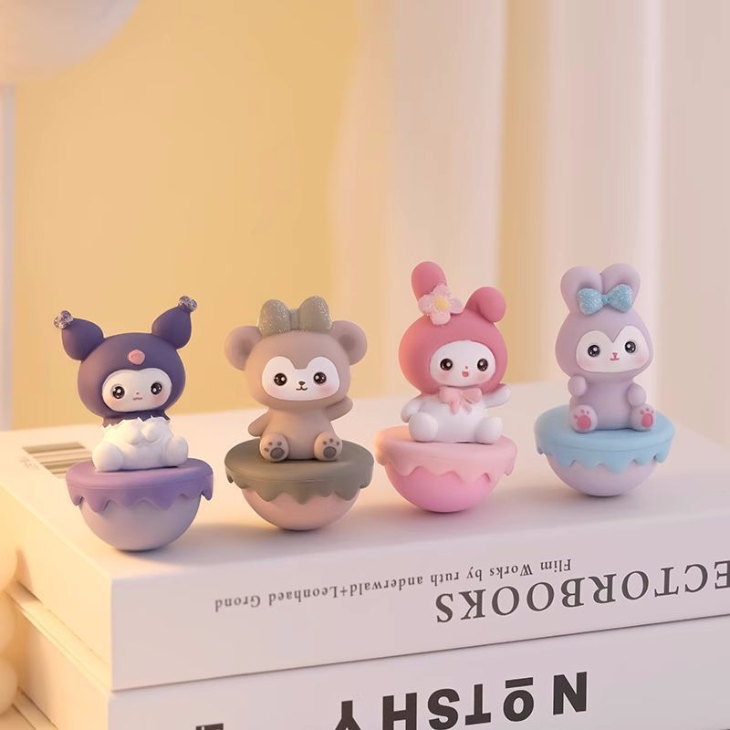 Work Station Small Ornaments, Office Desk Decoration, Birthday Gifts for Girls and Children, Tumbler, Emotional Stability