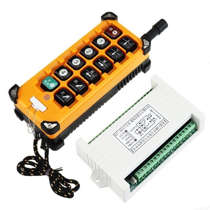 12路DC12V24V220V工控机电无线遥控车间控制开关升降机无线遥控