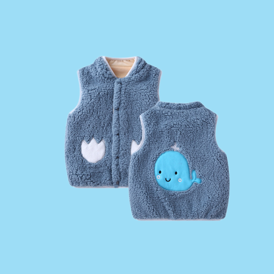 [모자없는 조끼] 블루