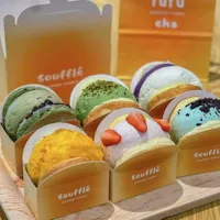Упаковка для суфле, картонная коробка для мороженого Bingxin, коробка для пончиков и дораяки, упаковка для западной выпечки и кондитерских изделий