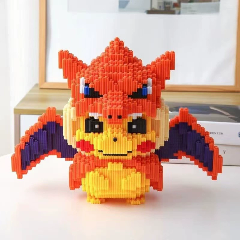 Конструктор (Lego) Огнедышащий Пикачу в драконе — коллекционная модель, с молоточком