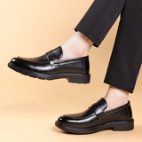 Летние туфли для кожаной обуви для отдыха, лоферы в английском стиле, в британском стиле, в корейском стиле