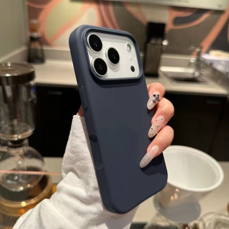 Funda de Silicona Líquida para iPhone 17 Pro Max 15 con Succión Magnética y Anti-caída