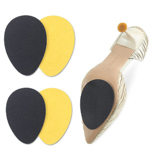 High-Heeled Shoes Forefoot Anti-Slip Stickers, Wear-Resistant Silent Sole Pads, Self-Adhesive Mesh Rubber Protective Stickers, Customizable Silicone