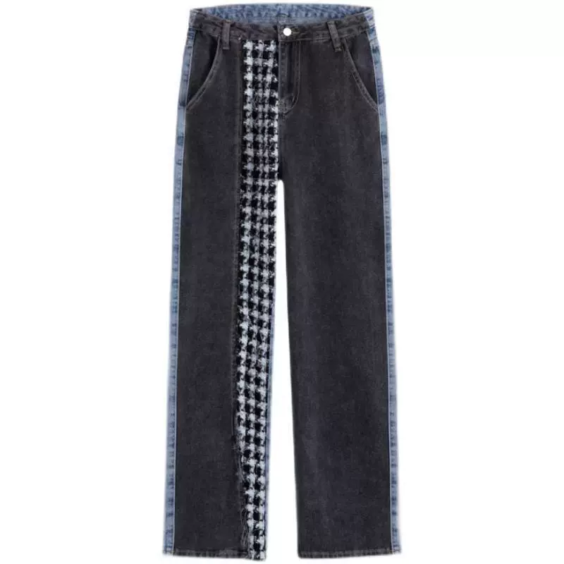 Джинсы ретро loose-fit, американский стиль, большого размера, широкие