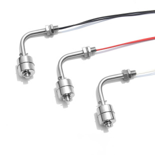304 stainless steel threaded hook duckbill type liquid level floating ball fire protection use floating ball liquid level control switch