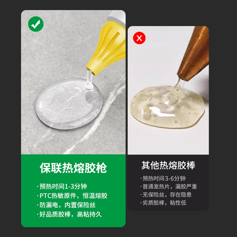 50W hot melt glue gun handmade electric glue grab universal household hot melt stick glue strip smal
