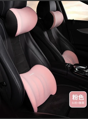 Headrest — car memory foam seat pillow - girl-powder-head-restraint-1