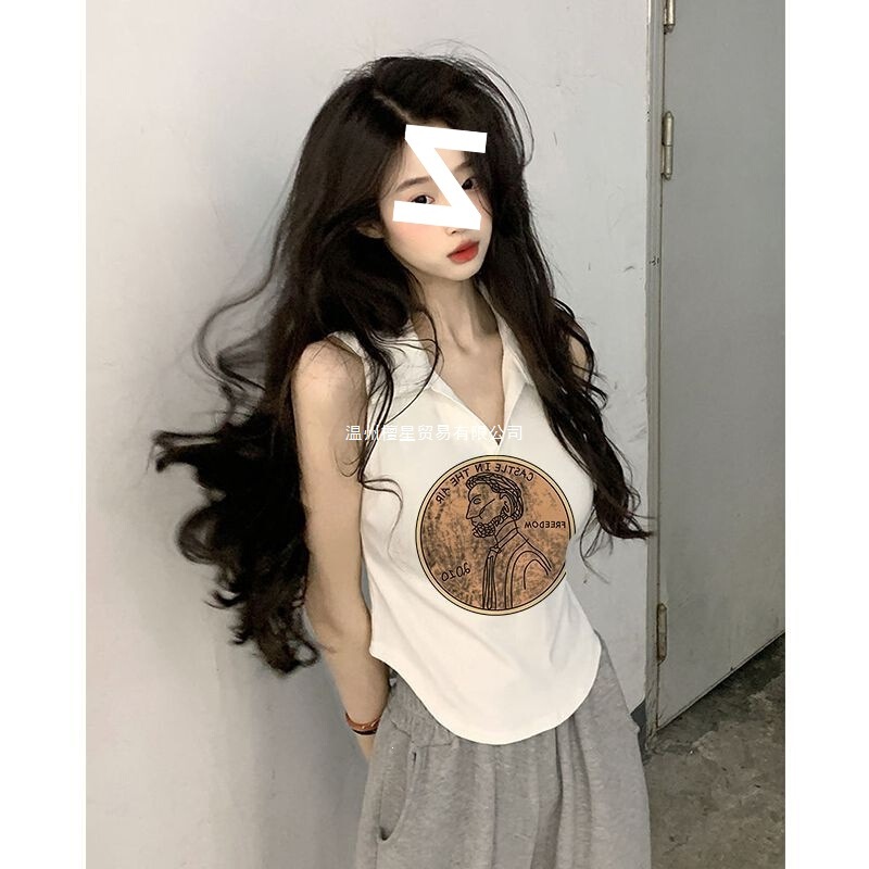 Pure Desire V-Neck White Camisole for Women, 2026 Early Spring New Style, Slim Fit, High-End Feel, Short Outerwear Top Pure Desire V-Neck White Camisole for Women, 2026 Early Spring New Style, Slim Fit, High-End Feel, Short Outerwear Top