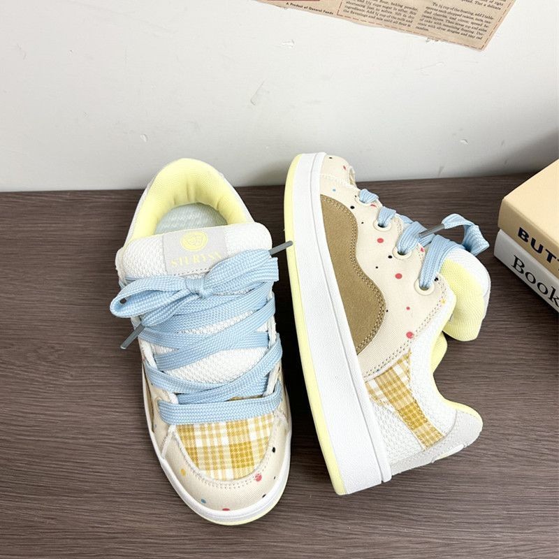 Dopamina diseño sensación de zapatos de patina para mujeres otoño 2025 nuevas zapatillas deportivas de tendencia nacional nicho universal zapatos de pan casuales