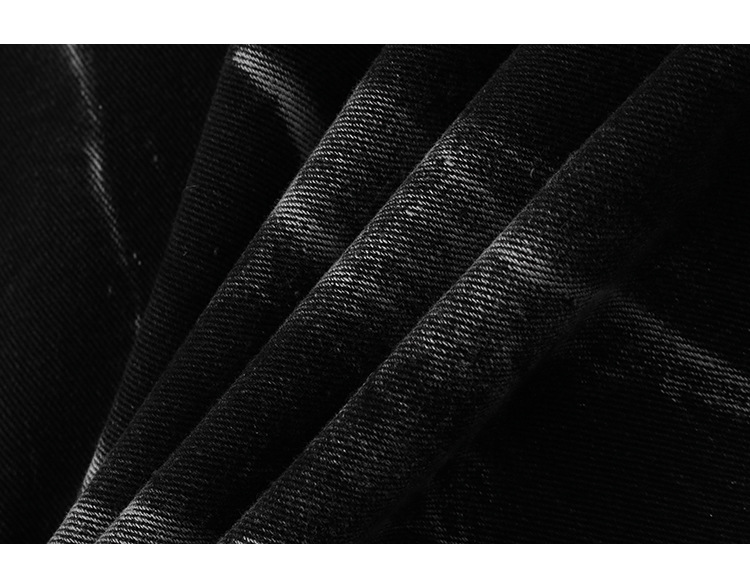 Jean homme délavé, coupe droite, jambes larges, style urbain, effet tie-dye dégradé, délavé, taille mi-haute, en coton._voghion.com