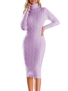 T 46098 Knitted Sweater Dress ë���B��ȹ �羳���R�d�W��