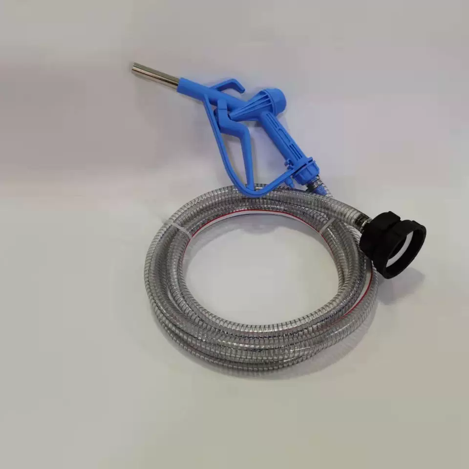 车用尿素配件吨桶接头塑料加注枪不锈钢枪管钢丝管自流管套装