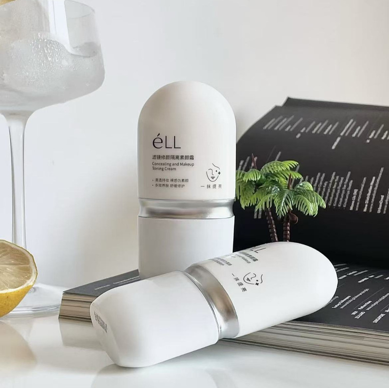 ell filter makeup base cream for face, natural concealer, brightening, long-lasting, waterproof ell filter makeup base cream for face, natural concealer, brightening, long-lasting, waterproof