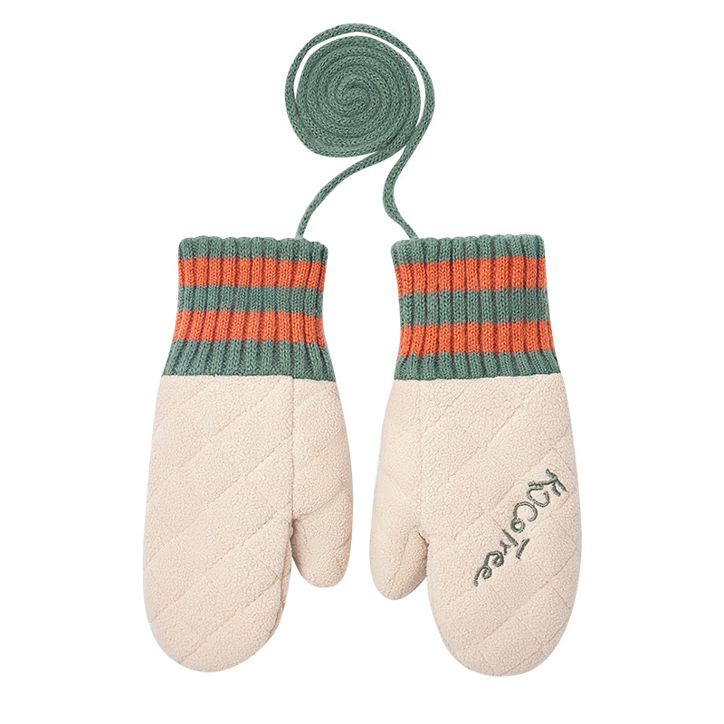 KK Árbol de Los Niños guantes invierno Niñas estudiantes La Escuela Primaria dedo especial bebé caliente engrosada clase Un antiestático