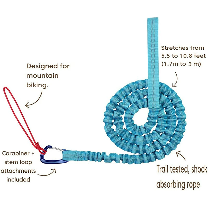 Велосипедная тяговая веревка, веревка для прицепа для горного велосипеда, веревка для езды на открытом воздухе, тянущая веревка для родителей и детей, ремень для прицепа, оптовая продажа