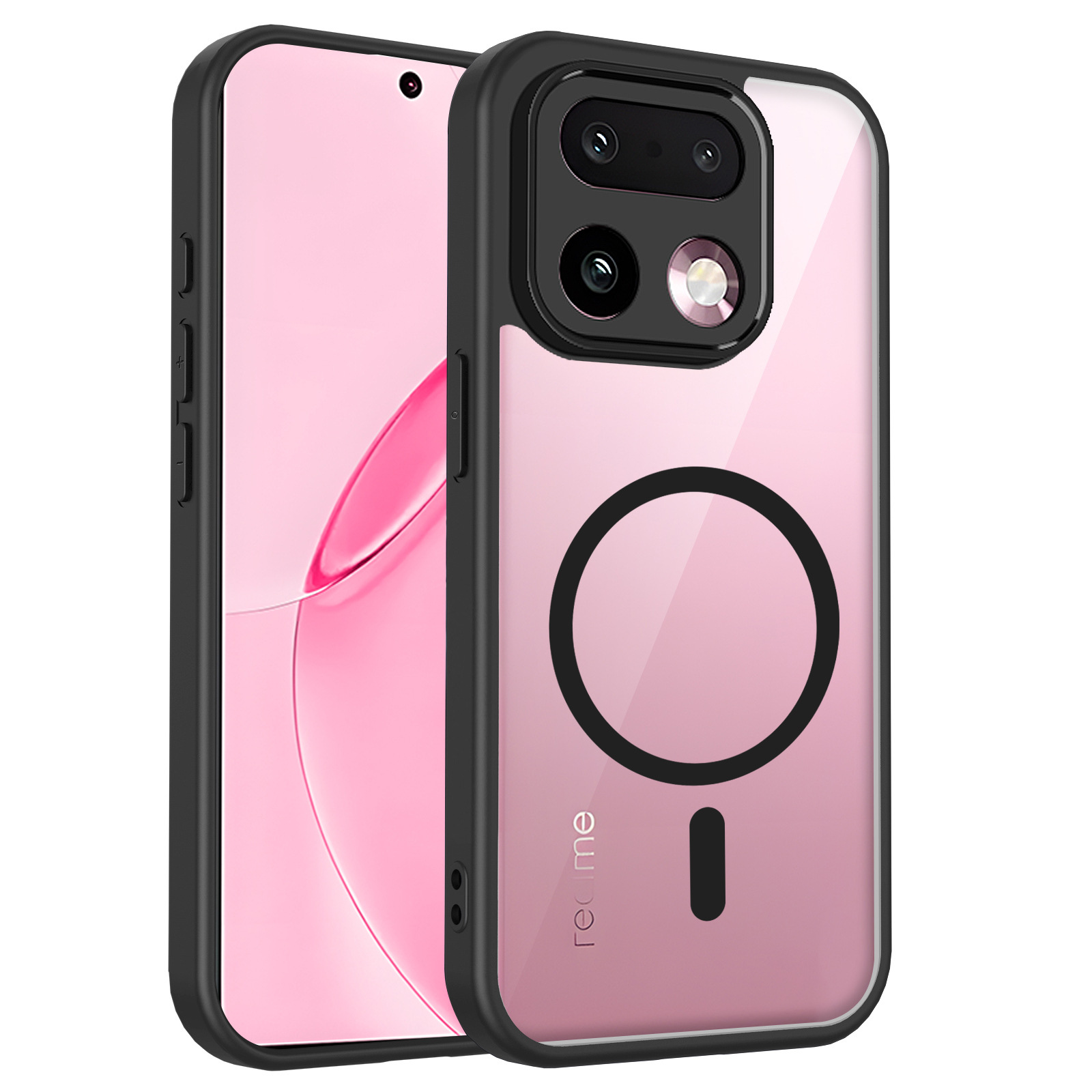适用Realme 16T手机壳透明磁吸Realme15防摔Realme16Pro保护套硬