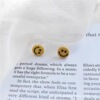 Cute summer fresh retro small design advanced earrings with bow, simple and elegant design, flowered, trend of season