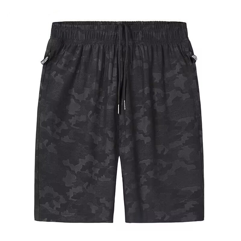 Summer Camouflage Shorts Men's Casual Loose Large Pants Men's Quick-Drying Beach Pants Printed Thin Sports Ice Silk Pants Summer Camouflage Shorts Men's Casual Loose Large Pants Men's Quick-Drying Beach Pants Printed Thin Sports Ice Silk Pants