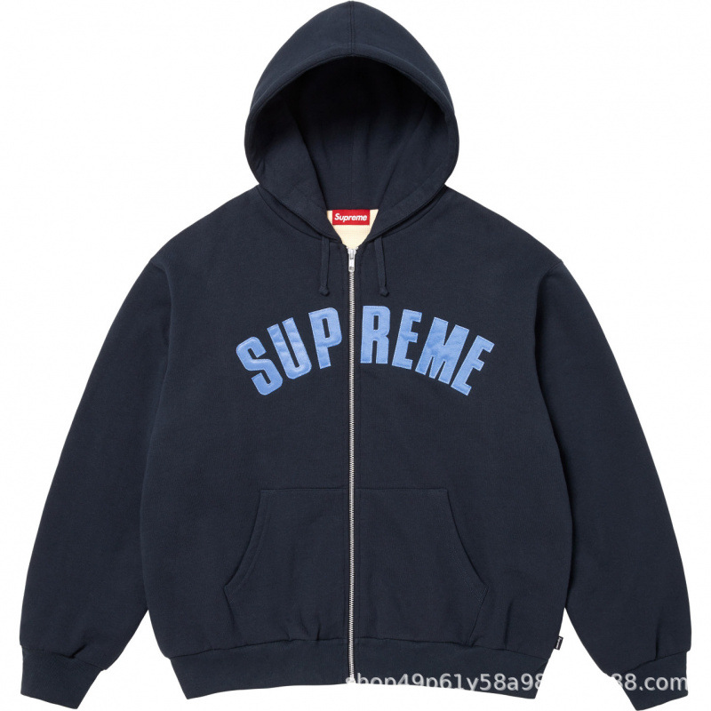 E596#navy blue hooded / S