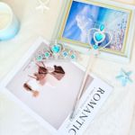 跨境儿童皇冠头饰发饰爱莎公主魔法棒权杖仙女棒儿童发箍演出配件