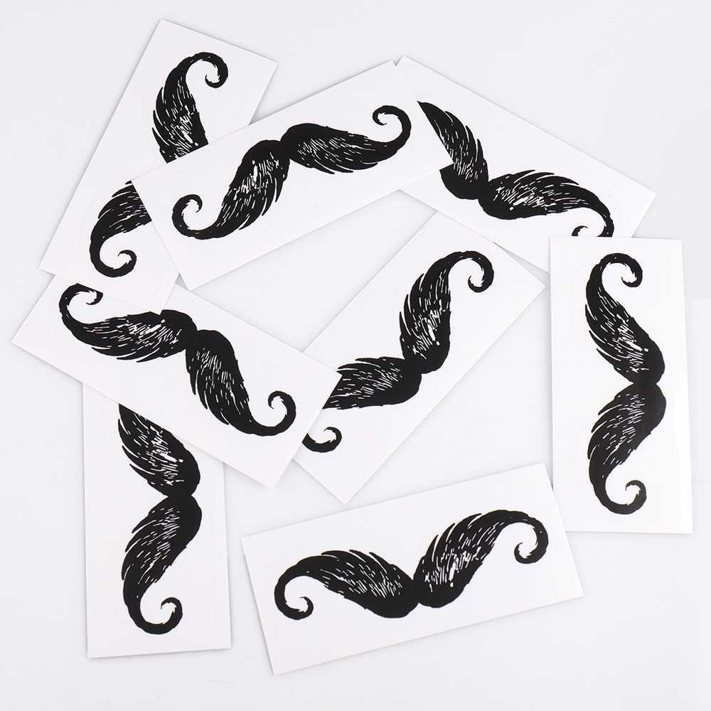 跨境外贸脱毛蜡豆鼻毛蜡鼻毛套装配件工具 防污防粘胡子造型贴2款